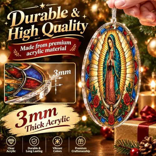 Virgen de Guadalupe, Nativity Ornaments, Our Lady of Guadalupe - color: Mra