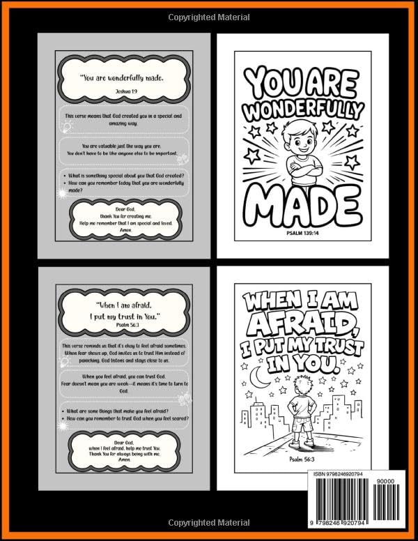 Bible Verse Coloring Book for Boys: Inspiring Christian Scripture Pages for Kids Ages 8–12 to Strengthen Faith and Encourage Creative Expression
