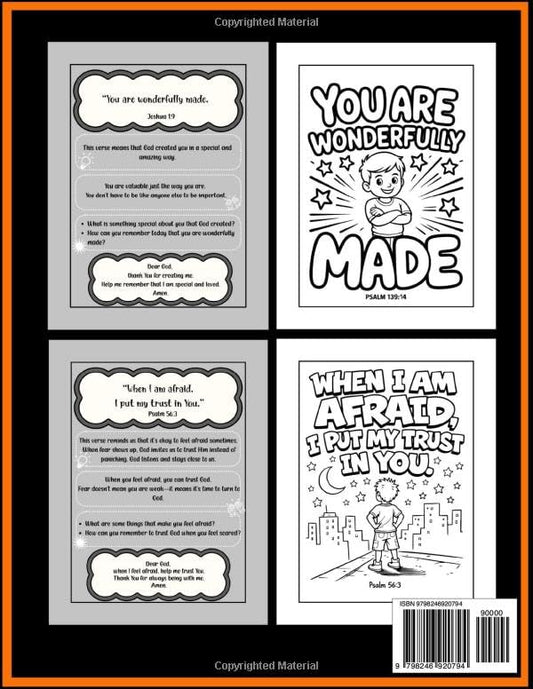 Bible Verse Coloring Book for Boys: Inspiring Christian Scripture Pages for Kids Ages 8–12 to Strengthen Faith and Encourage Creative Expression