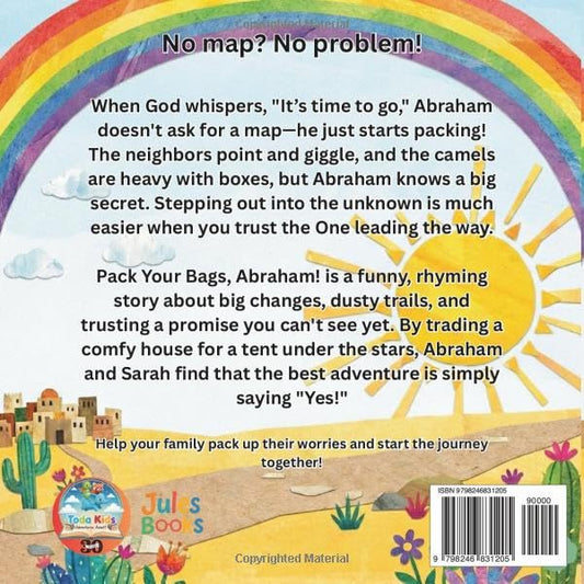 Pack Your Bags, Abraham!: A Funny Rhyming Bible Story for Kids about Moving, Trusting God, and Finding the Promised Land (Bedtime Bible Shorts)