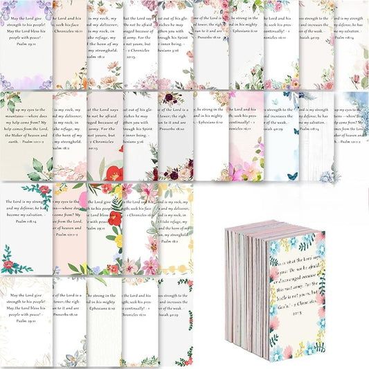 100 PCS Prayer Card 3.5x2inch Prayer Request Inspirational Scripture Cards with Bible Verses for Daily Devotion Christian Gift for Women, Men & Friends (White 02) - color: White 02