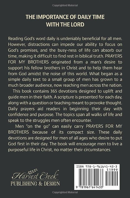 PRAYERS FOR MY BROTHERS: 365 Devotionals for Men