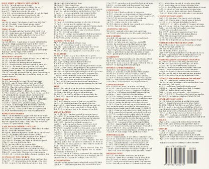 Catholic Verse Finder ("Bible Cheat Sheet") English version