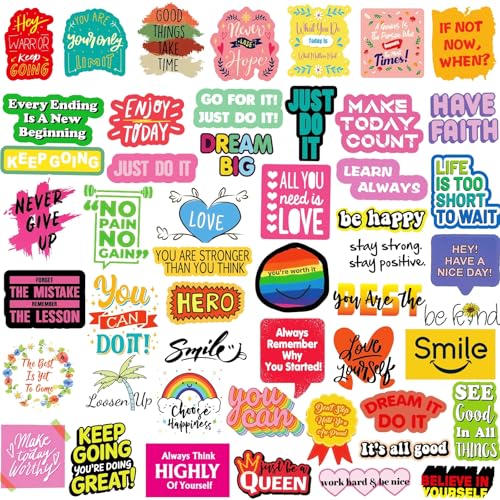 300Pcs Inspirational Scrapbook Motivational Stickers for Vision Board - style: inspirational style 300pcs