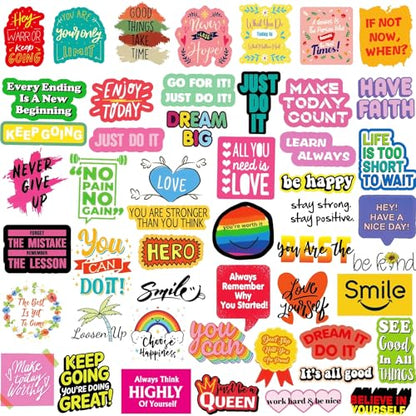 300Pcs Inspirational Scrapbook Motivational Stickers for Vision Board - style: inspirational style 300pcs