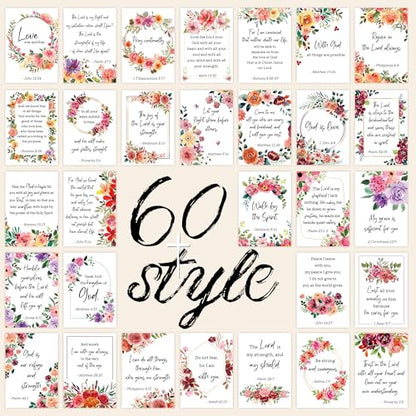 JOETMAE Bible Verse Cards Affirmation Scripture Prayer Cards