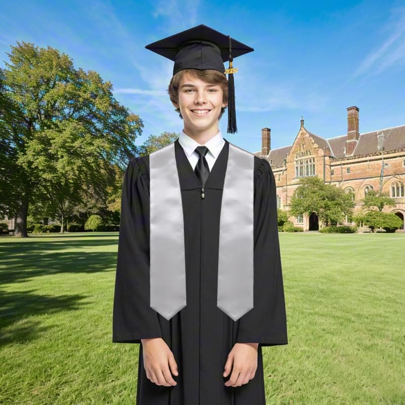 Newrara Graduation Stole - color: Grey