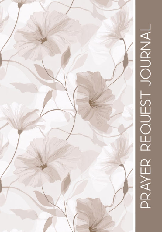 Prayer Request Journal: Prayer List Book | Prayer Log | Notebook for Women to Record Prayer Requests and God’s Answers | Devotional | Prayer Request Book – Christian Gifts for Women (Mocha Bloom)