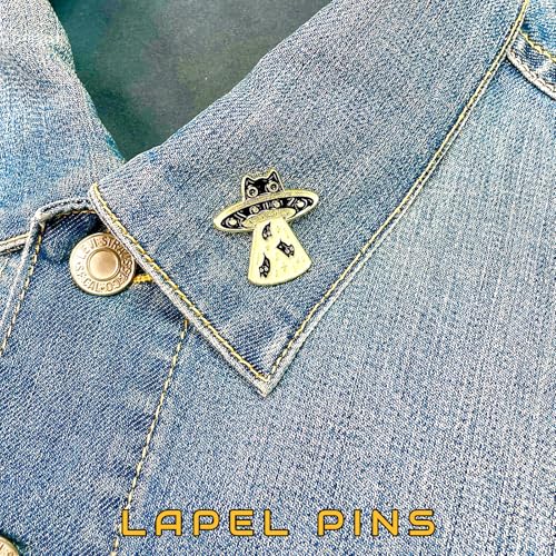 Enamel Pins, Jesus Christ & Cross Pins for Backpacks, Christian Religious God Faith Lapel Pin, Catholic Bedge Brooch for Lanyard, Bag, Hat, Clothes, Jacket, Vest. - style: UFO Cats