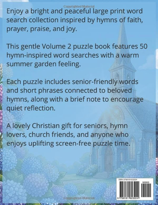 Inspirational Hymns | Stirring Large Print Word Search For Seniors Volume 2 | 50 More Easy Puzzles Featuring Beloved Inspiring Hymns: Christian Hymn ... Gift For Seniors, Big Font, Cognitive Games