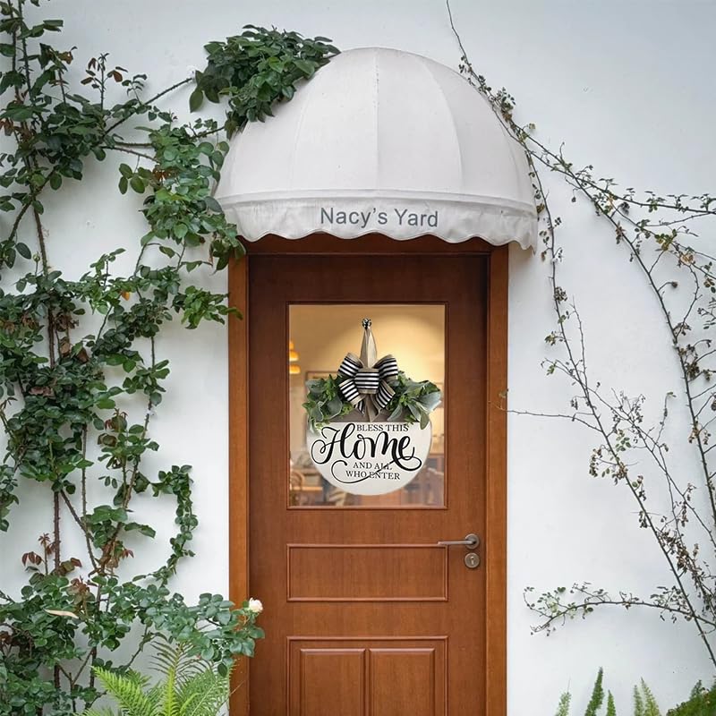 Spring Summer Decorations Wreath Welcome Home Sign for Front Home Door Decorations Outside All Seasons