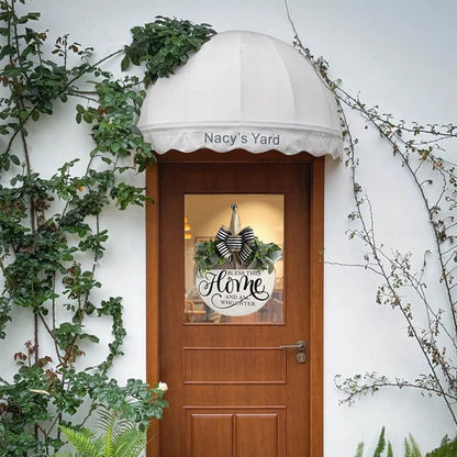 Spring Summer Decorations Wreath Welcome Home Sign for Front Home Door Decorations Outside All Seasons