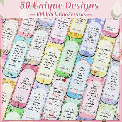 Flower Bible Magnetic Bookmarks Christian Magnet Bookmark Clips - color: 100-bible Flower