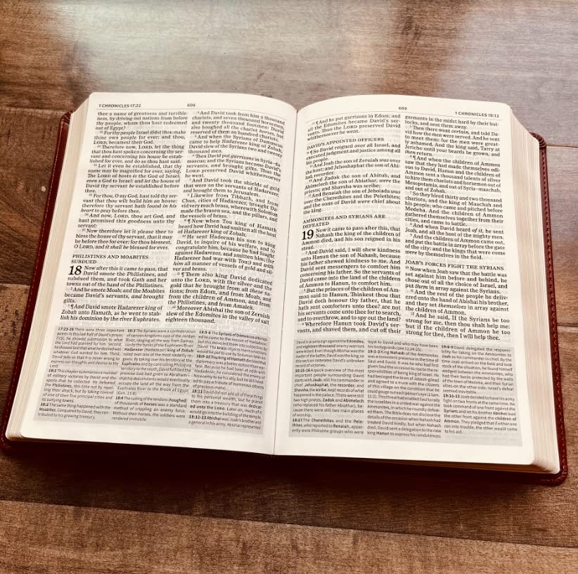 STARKENBURG COMPANY Personalized KJV Bible: Create Your Own Custom Engraved Design with a Designer, KJV Everyday Study Bible, Large Print, King James Version