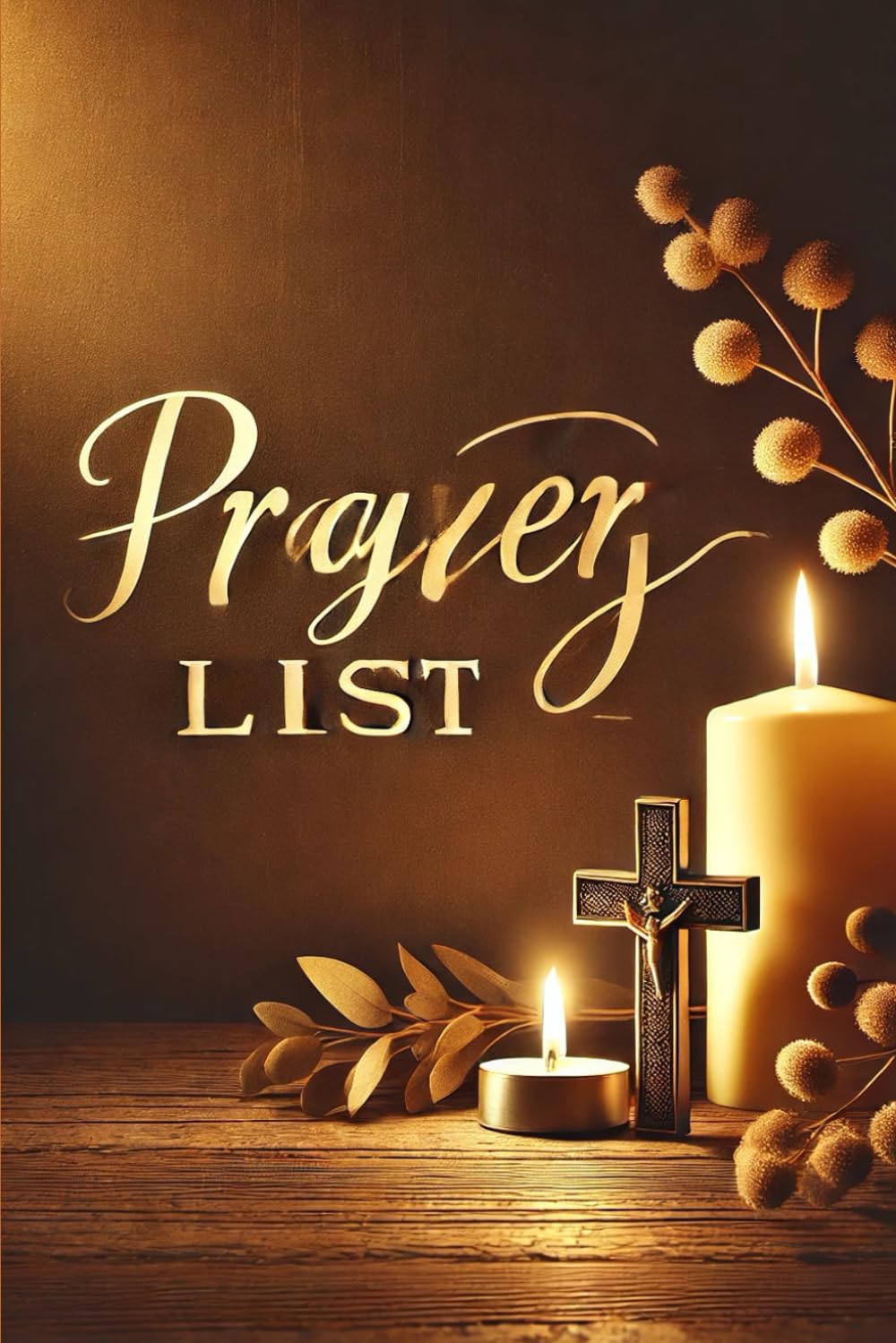 Prayer List Journal for Writing Down Prayer Requests, Answered Prayers, and Reflections