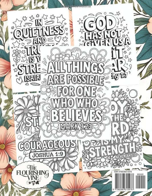 She Believed: A Bible Verse Coloring Book for Women of Faith