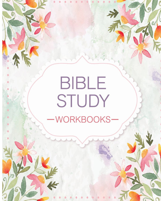 Bible Study Workbooks: Easy Christian Workbook Guide to Record Journaling Scripture