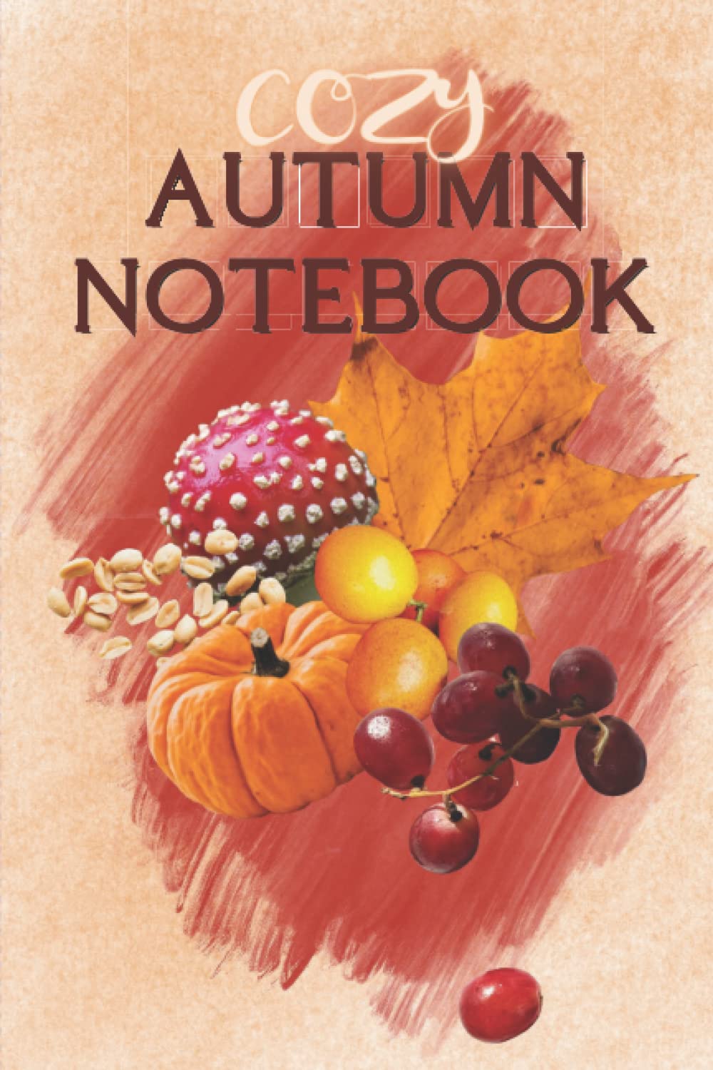 Cozy Autumn Notebook: Composition Notebook 120 Dotted Pages For School And Collage Christian Girl Autumn