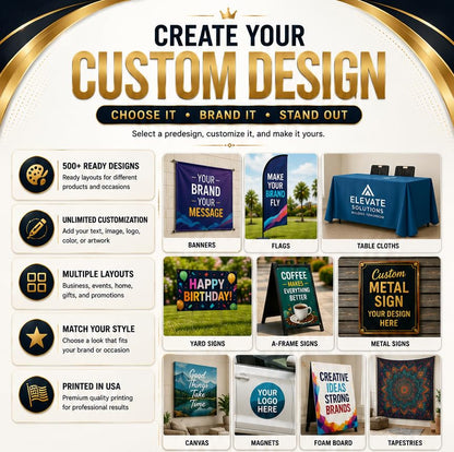 Custom Sandwich Board Signs Outdoor Waterproof A-Frame Signs Printed in USA - color: A-Frame Inserts