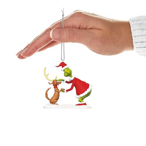 Hallmark Keepsake Grinch Christmas Ornament 2024, Dr. Seuss' How the Grinch Stole Christmas! "All I Need Is a Reindeer...", Christmas Movie Gifts - style: All I Need is a Reindeer