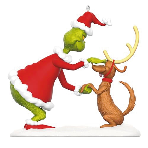 Hallmark Keepsake Grinch Christmas Ornament 2024, Dr. Seuss' How the Grinch Stole Christmas! "All I Need Is a Reindeer...", Christmas Movie Gifts - style: All I Need is a Reindeer