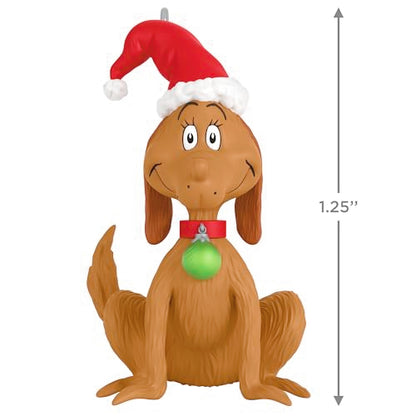 Hallmark Keepsake Dr. Seuss Grinch Mini Christmas Ornament (Merry Max) - style: Merry Max
