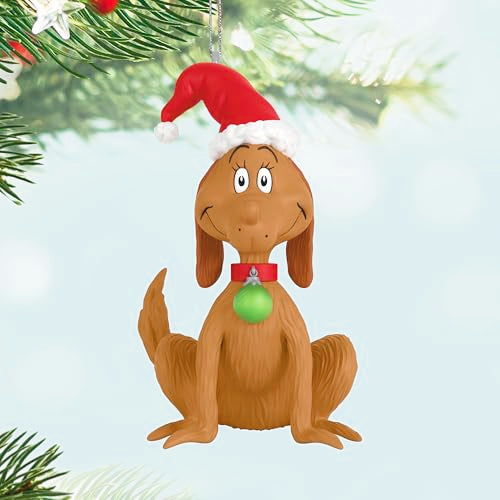 Hallmark Keepsake Dr. Seuss Grinch Mini Christmas Ornament (Merry Max) - style: Merry Max