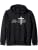 Jiu Jitsu Christian Cross Men Boys Zip Hoodie - color: Black, size: Small