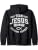 Team Jesus John 3 16 Lifetime Member God Christian Gift Zip Hoodie - color: Black, size: Small