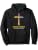 Jesus, My Lord and Savior Pullover Hoodie - color: Black, size: Small