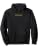 Jesus is King Christian Pullover Hoodie - color: Black, size: Small