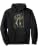 Hunting Fishing Faith - Christian Hunter Fisherman Camo USA Pullover Hoodie - color: Black, size: Small