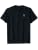 Small Cross Subtle Discreet Mini 3:2 Ratio Minimalist Design T-Shirt - color: Black, size: Small