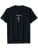 Strength Cross - Minimalist Christian Religious Jesus T-Shirt - color: Black, size: Small