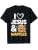 I Love Jesus and Waffles T-Shirt - color: Black, size: Small