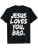 Jesus Loves You Bro Christian Believer Faith God Religious T-Shirt - color: Black, size: Small