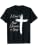 I Can't But I Know A Guy Jesus Cross T-Shirt - color: Black, size: Small