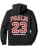 (ON BACK) PSALM 23 The Lord Is My Shepherd Pullover Hoodie - color: Black, size: Small