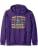 Christian Religious Faith God New Chapter Positive Message Zip Hoodie - color: Purple, size: Small